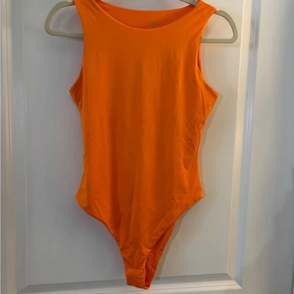 Amazon Orange Bodysuit Sz Small New - Picture 3 of 6
